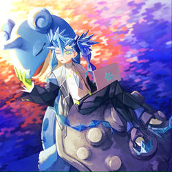 This is a pixiv picture whose title is パソコン　もう　おしまい！ ▼.