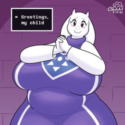 This is a pixiv picture whose title is Toriel.