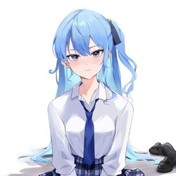 This is a pixiv picture whose title is 星街先輩.