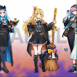 This is a pixiv picture whose title is 魔法学校の制服🎃.