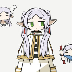 This is a pixiv picture whose title is Frieren.
