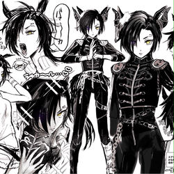 This is a pixiv picture whose title is エアシャカールらくがき.