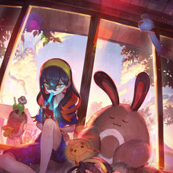 This is a pixiv picture whose title is オモテ祭りのその前に.