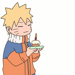 This is a pixiv picture whose title is ナルト～～～～ハピバ～～～～！！！！.