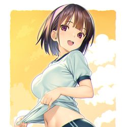 This is a pixiv picture whose title is 秋のブルマ.