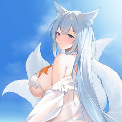 This is a pixiv picture whose title is 信濃.