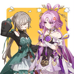 This is a pixiv picture whose title is 摸鱼又被抓到了.