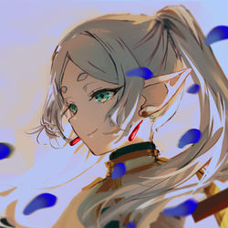 This is a pixiv picture whose title is 葬送のフリーレン.