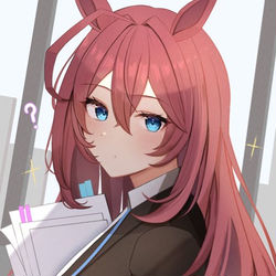 This is a pixiv picture whose title is 新入社員の後輩ウマ娘が可愛すぎる件について.