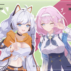 This is a pixiv picture whose title is 崩崩崩七周年快乐～.
