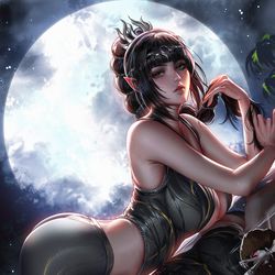 This is a pixiv picture whose title is Shadowheart.