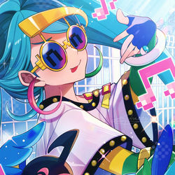 This is a pixiv picture whose title is ノーマルミク.