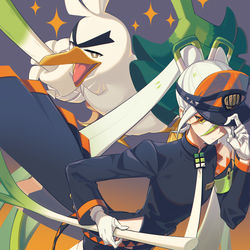 This is a pixiv picture whose title is かくとうミク.