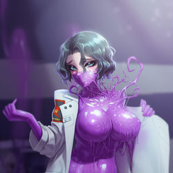 This is a pixiv picture whose title is 【voerpunk同人】插图：莉莉斯终究难逃一劫！.