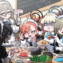 This is a pixiv picture whose title is "네루선배 그건 조금 과한게 아닌지...".