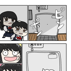 This is a pixiv picture whose title is ピンポン.