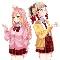 This is a pixiv picture whose title is ななしいんく飛良ひかりさん&瀬島るいさん「シスターピース」.