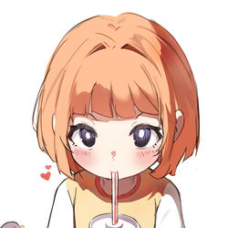 This is a pixiv picture whose title is *sipping intensifies* 🧃.