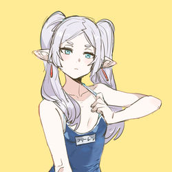 This is a pixiv picture whose title is 水着フリーレン (水着.