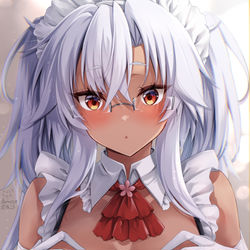 This is a pixiv picture whose title is ビキニメイド武蔵しゃん.
