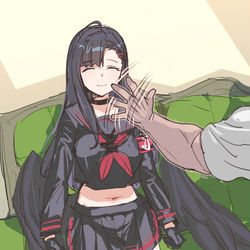 This is a pixiv picture whose title is 寝てる？.