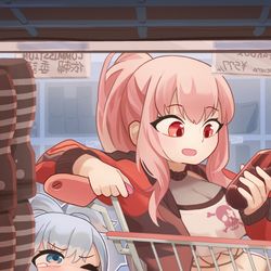 This is a pixiv picture whose title is dad loves shopping now.