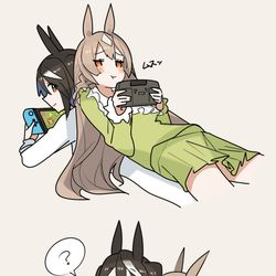 This is a pixiv picture whose title is 黒いハードはかみはーど.