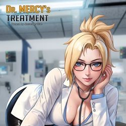 This is a pixiv picture whose title is Dr Mercy's treatment.