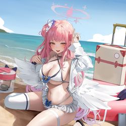 This is a pixiv picture whose title is 聖園ミカ.