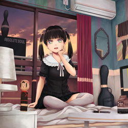 This is a pixiv picture whose title is 絶対ばっかの世の中で.