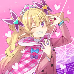 This is a pixiv picture whose title is おばあちゃんエルフ、JKやってます.