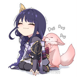 This is a pixiv picture whose title is Raiden shogun/Ei.