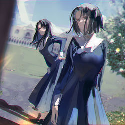 This is a pixiv picture whose title is 秘密の園.