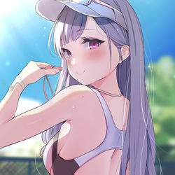 This is a pixiv picture whose title is 霧子先生.