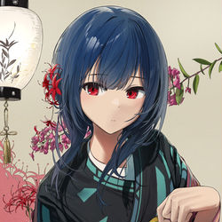 This is a pixiv picture whose title is 凛世花伝.