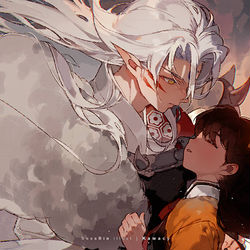 This is a pixiv picture whose title is 守るものはあるか.