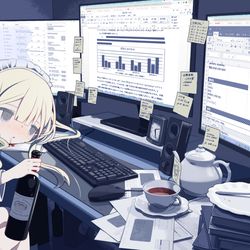 This is a pixiv picture whose title is -.