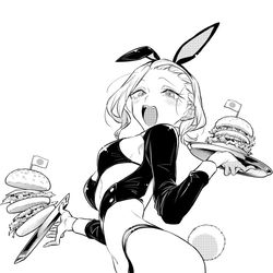 This is a pixiv picture whose title is 逆バニー安城さん.