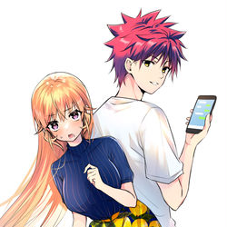 This is a pixiv picture whose title is ツイログまとめ（食戟）.