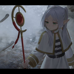 This is a pixiv picture whose title is フリーレン.