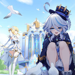 This is a pixiv picture whose title is 芙宝.