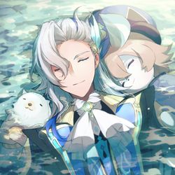 This is a pixiv picture whose title is ヌヴィレットさんたち.