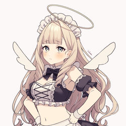This is a pixiv picture whose title is 👼.