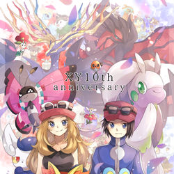 This is a pixiv picture whose title is XY10th.