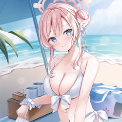 This is a pixiv picture whose title is 水着ミモリ♡.
