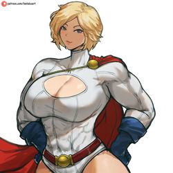 This is a pixiv picture whose title is Power Girl.