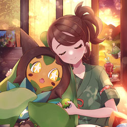 This is a pixiv picture whose title is 【SV】もうひとりじゃないよ.