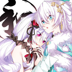 This is a pixiv picture whose title is 和棋.