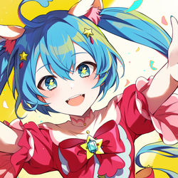 This is a pixiv picture whose title is ダショミク.