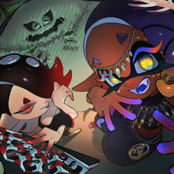 This is a pixiv picture whose title is SPLATOWEEN2023！.
